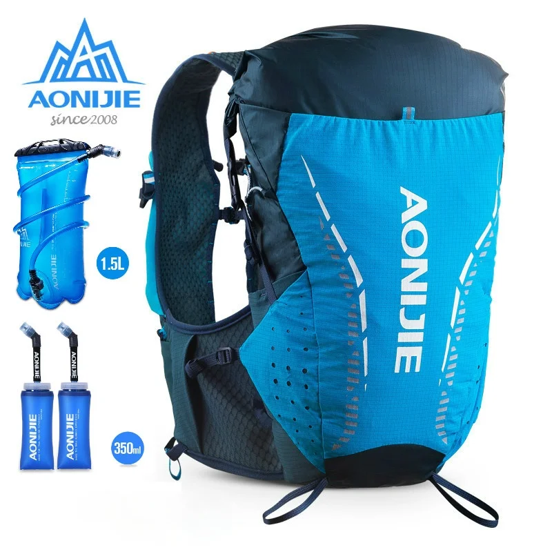 AONIJIE C9104 S/M ML L/XL Ultra Vest 18L Hydration Backpack Pack Bag Soft Water Bladder Flask Hiking Trail Running Marathon Race