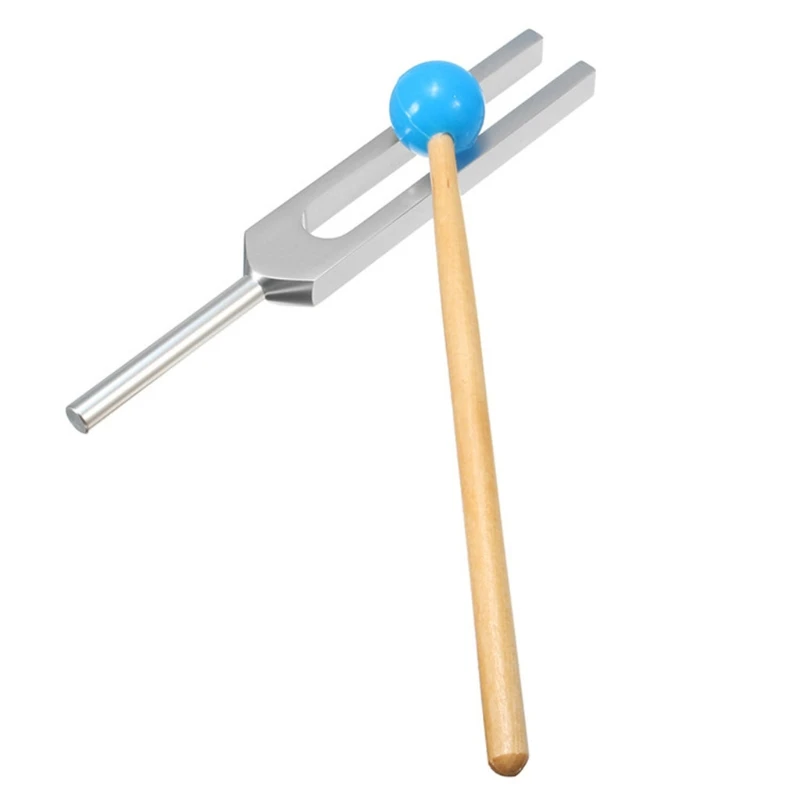 

528HZ Aluminum Medical Tuning Fork Chakra Hammer Ball Diagnostic + Mallet Set M17E