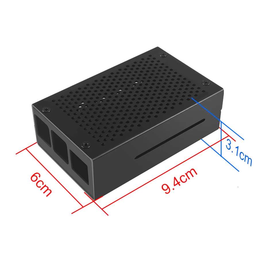 Чехол Raspberry Pi 4 B, алюминиевый чехол, металлический корпус для Raspberry PI 4, Модель B