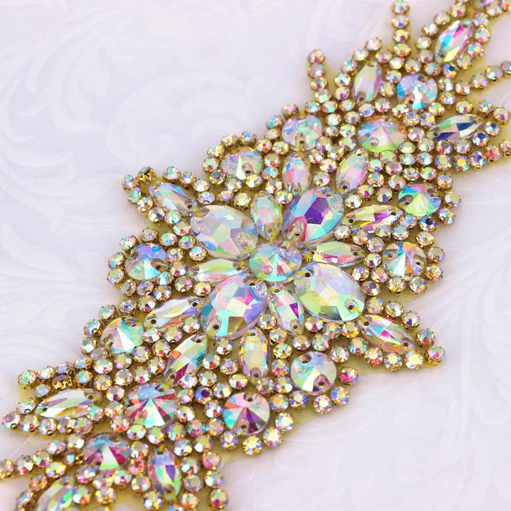 Серебряные стразы пояс для невесты Кристальные жемчужные ленты свадебный