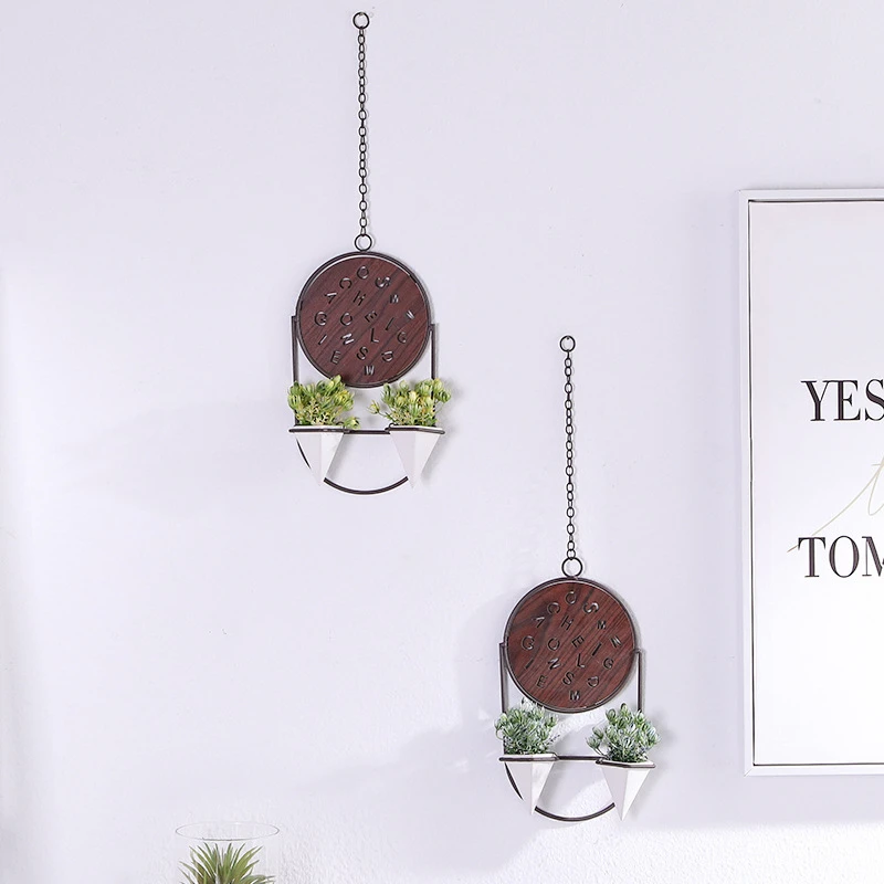 Полустена искусственная Цветочная горшок Орхидея подвесная корзина украшение