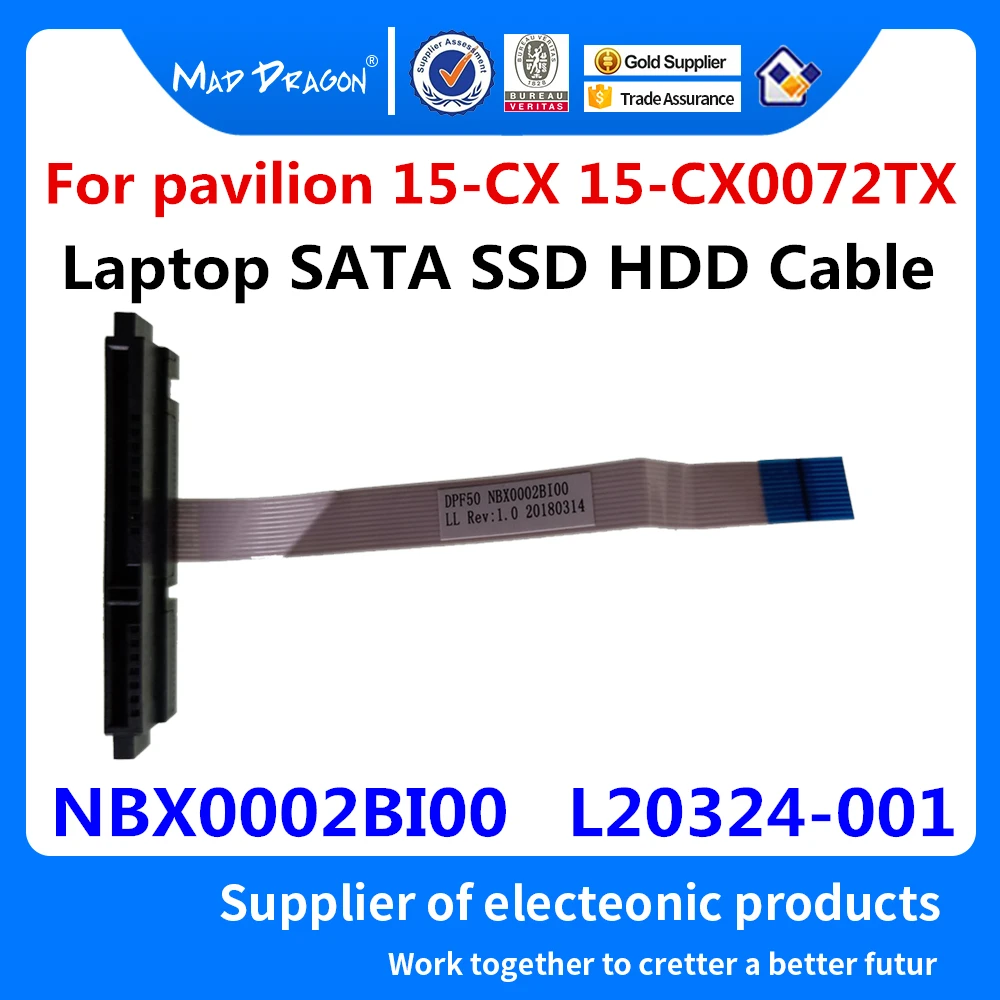 Кабель для ноутбука SSD HDD SATA кабель порта жесткого диска HP pavilion 15 CX CX0072TX CX0075TX CX0071TX