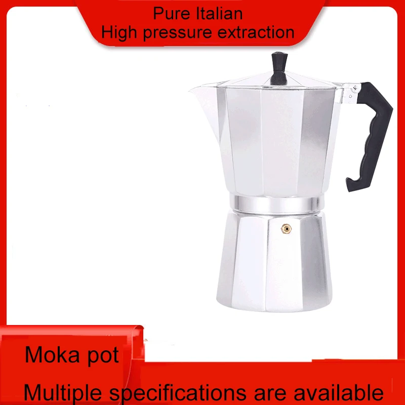 Итальянская изысканная и прочная Кофеварка из алюминиевого сплава мокко 10 углов