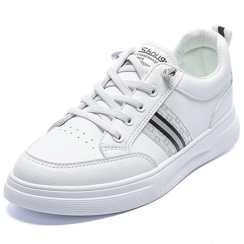 

Four Seasons Small White Shoes Street Popular All-match Sneakers Women's Comfortable Soft-soled Campus Flat Shoes
