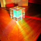 22*22*22 мм0,86*0,86 * 0.86in кубический науки куб оптическая Призма фон для фотосъемки с шестигранные украшения дома Стекло кубическая Призма
