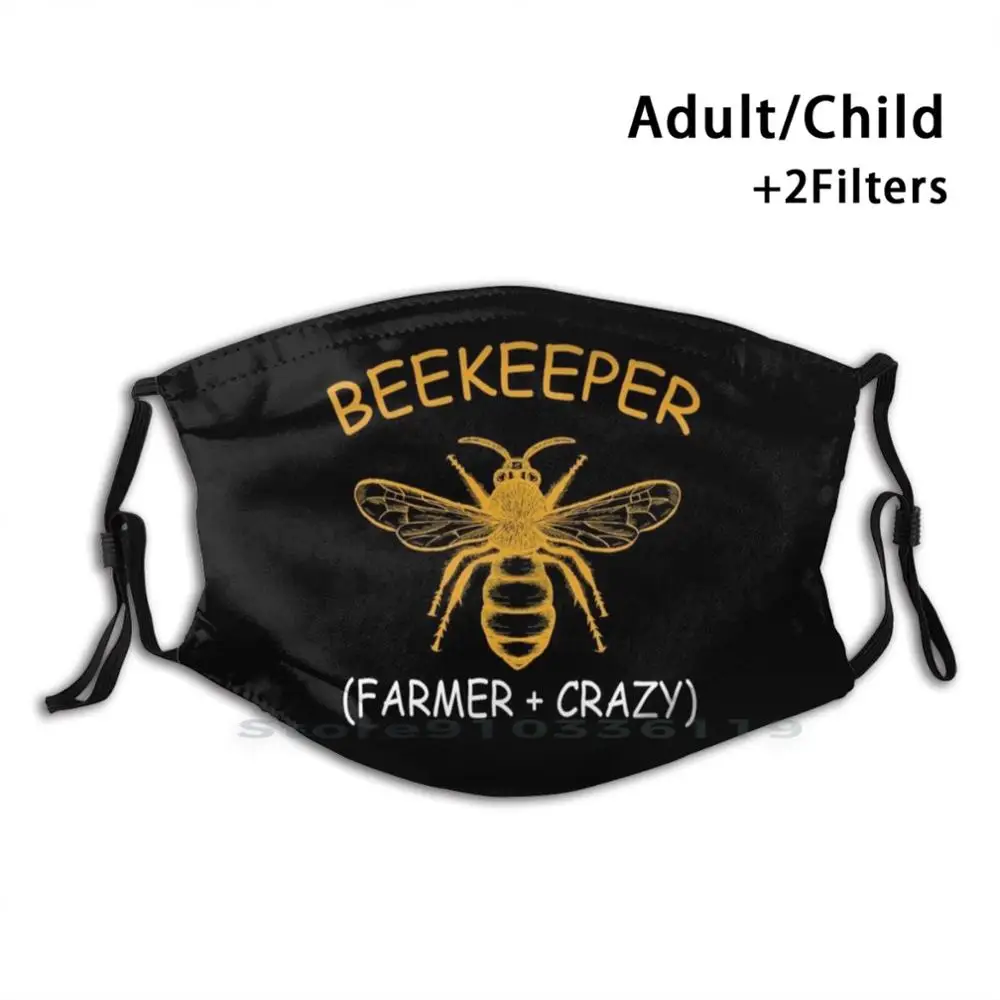 Подарочная рубашка для пчеловодства забавная многоразовая маска фермеров с