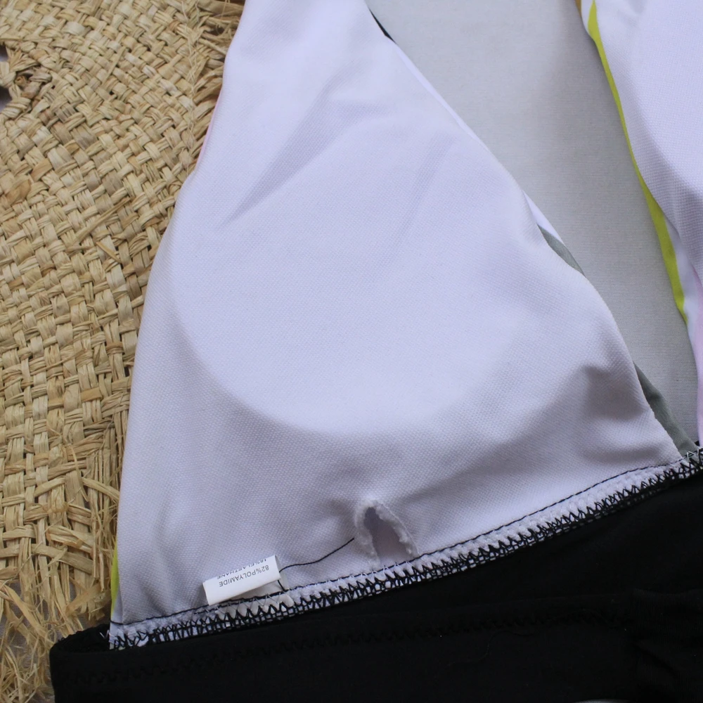 Бикини 2019 купальник-бандо с высокой талией женский купальник пуш-ап два предмета