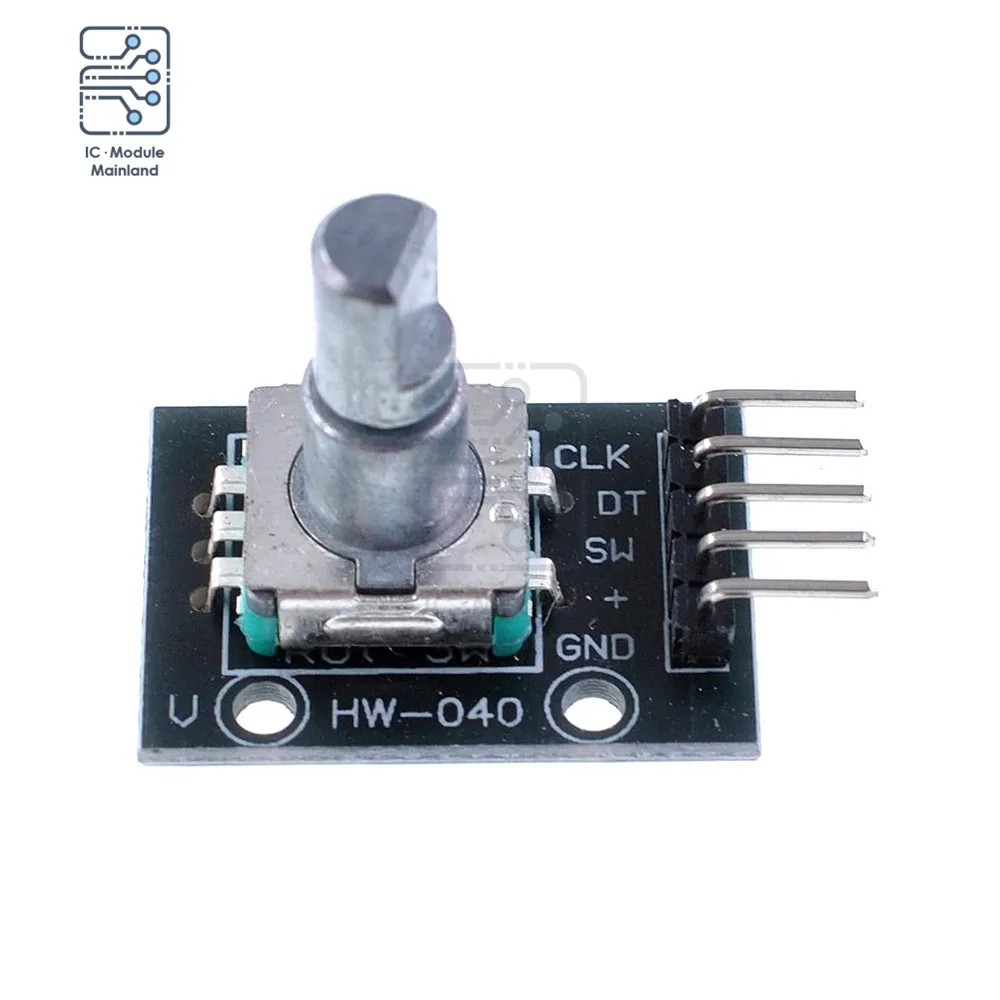 KY 040 роторный кодер модуль датчика кирпича потенциометр с 15x17 мм 6 вал поворотный D
