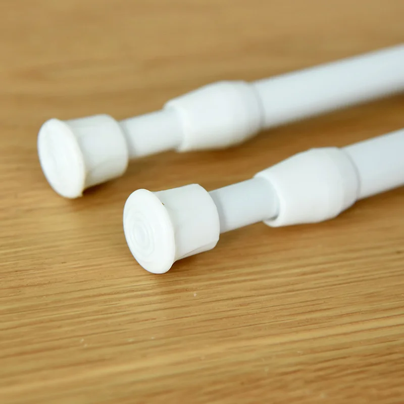 Регулируемые 40 70 см круглые занавески для душа/гардероба подвесные стержни