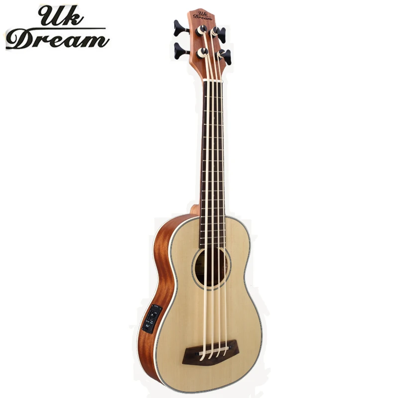 Укулеле бас 30 дюймов 4 струны деревянные инструменты профессиональная гитара