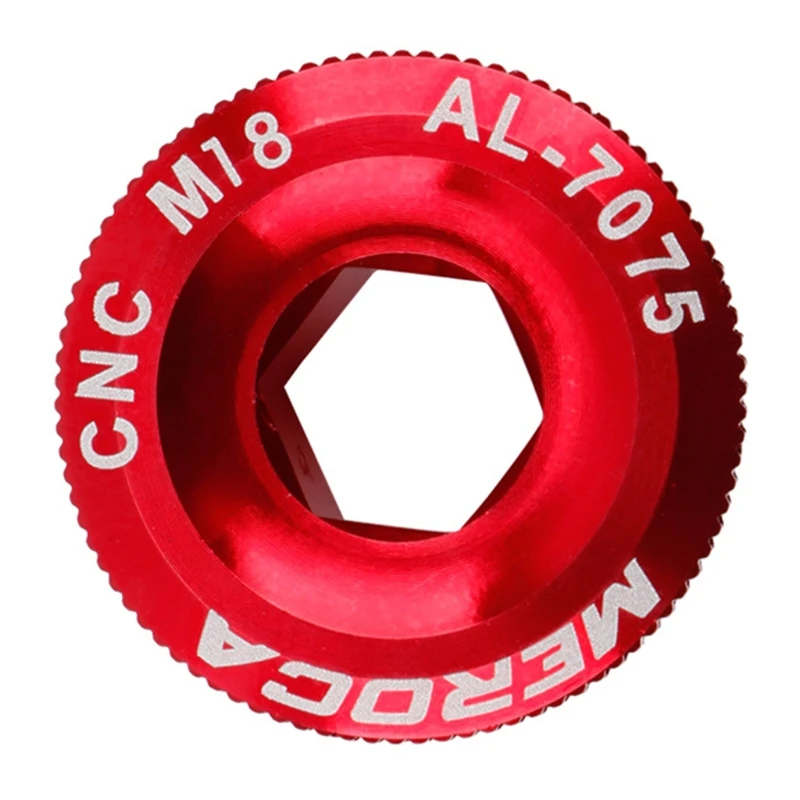 

69HD Aluminum Alloy M18 M19 M20 Bicycle Bottom Bracket Crank Nut Crank Cover Crank Screws