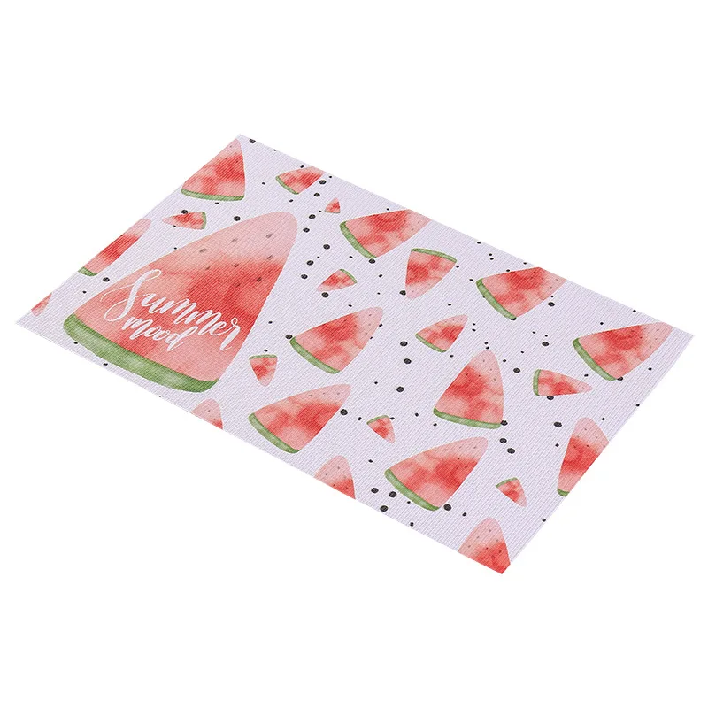 watermelon ANGNYA 1 шт. новейший мраморный стол для ногтей моющийся дизайн ногтей ручная Подушка коврик для рук кактус подставка для рук Подушка Настольный коврик Маникюрный Инструмент - Цвет: watermelon