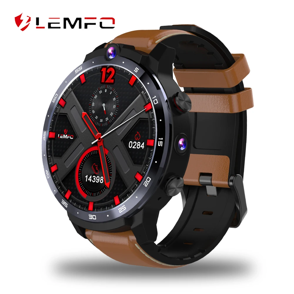 LEMFO LEM12 4G Смарт часы Для мужчин Android 7 1 GPS WI FI Face ID с сим картой Камера 3G Оперативная