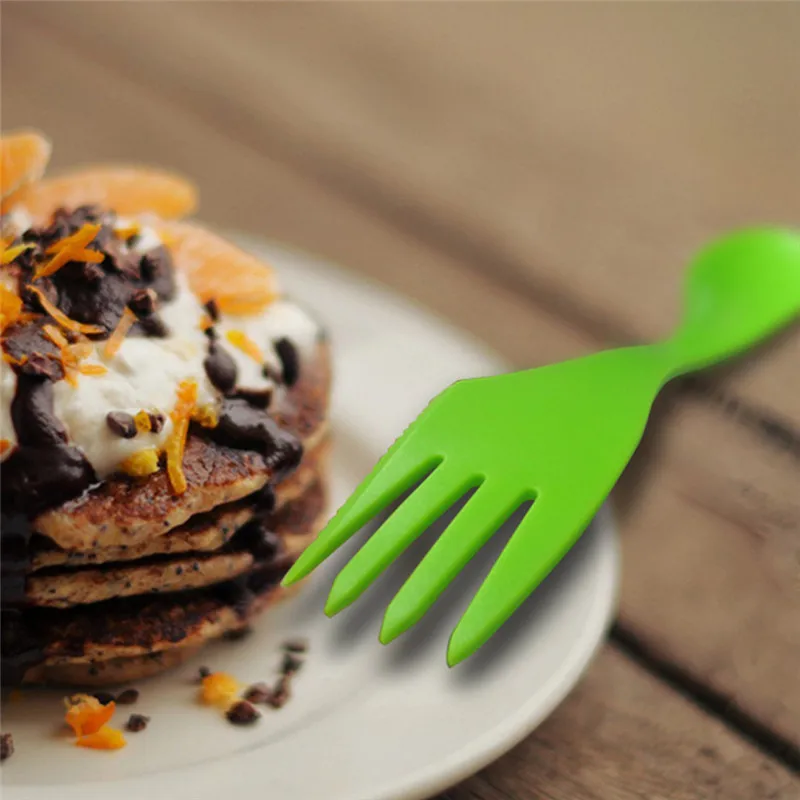 Прочная Ложка Вилка и нож с открывалкой для бутылок кемпинга на открытом воздухе