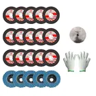 Мини-УШМ, шлифовальный круг, пильные диски с шлифовальным кругом и металлической пластиной для шлифовкирезки