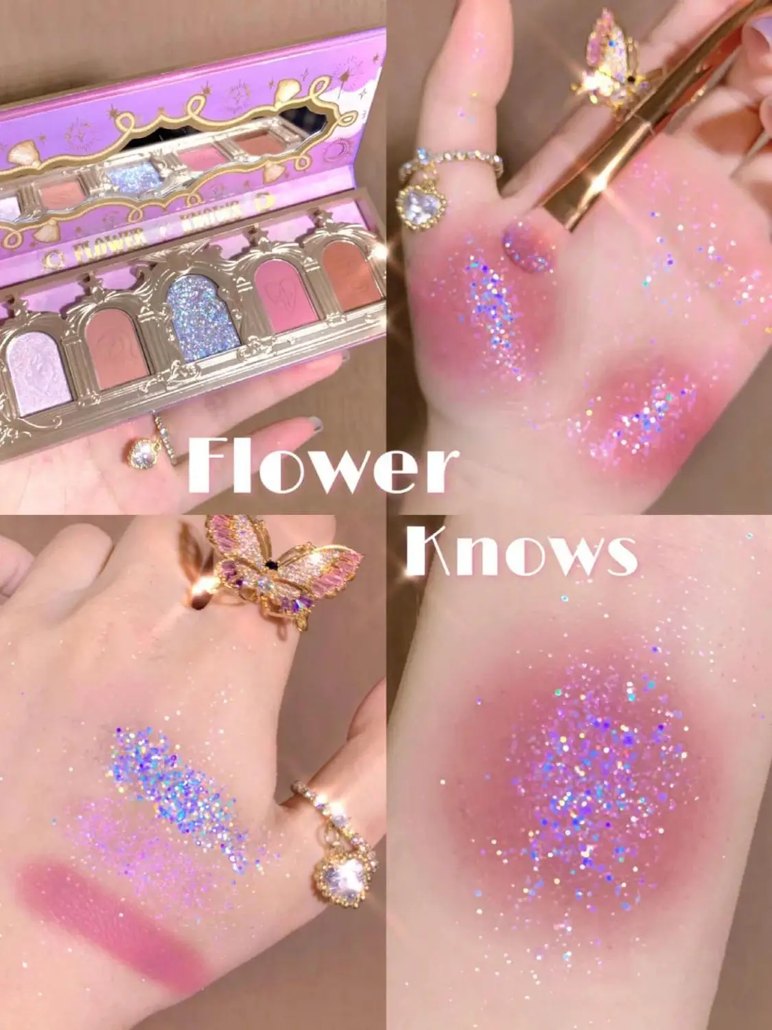 Новое поступление палитра теней для век 5 цветов матовые мерцающие блестки