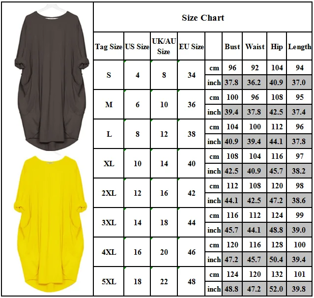 

Plus Size Womens Summer Solid Color Loose T-Shirt Dress Casual Mini Dresses