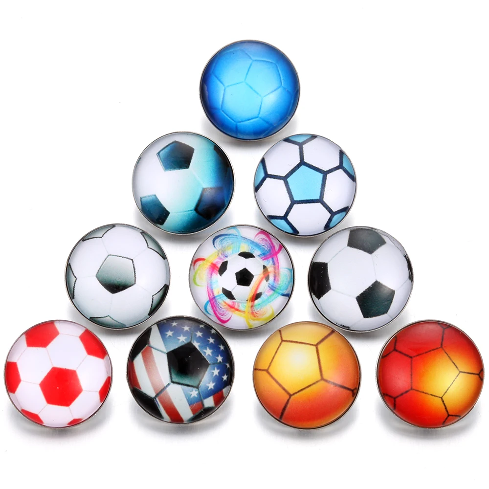 10 шт./лот футбольный софтбол Бейсбол стеклянная застежка духи ароматический