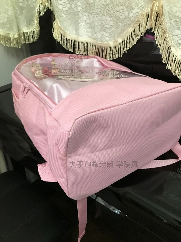 Японский Корейский милый кошачий уши прозрачный рюкзак Ita сумка школьные сумки