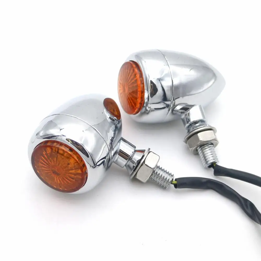 Универсальный мотоциклетный хромированный металлический светодиодный