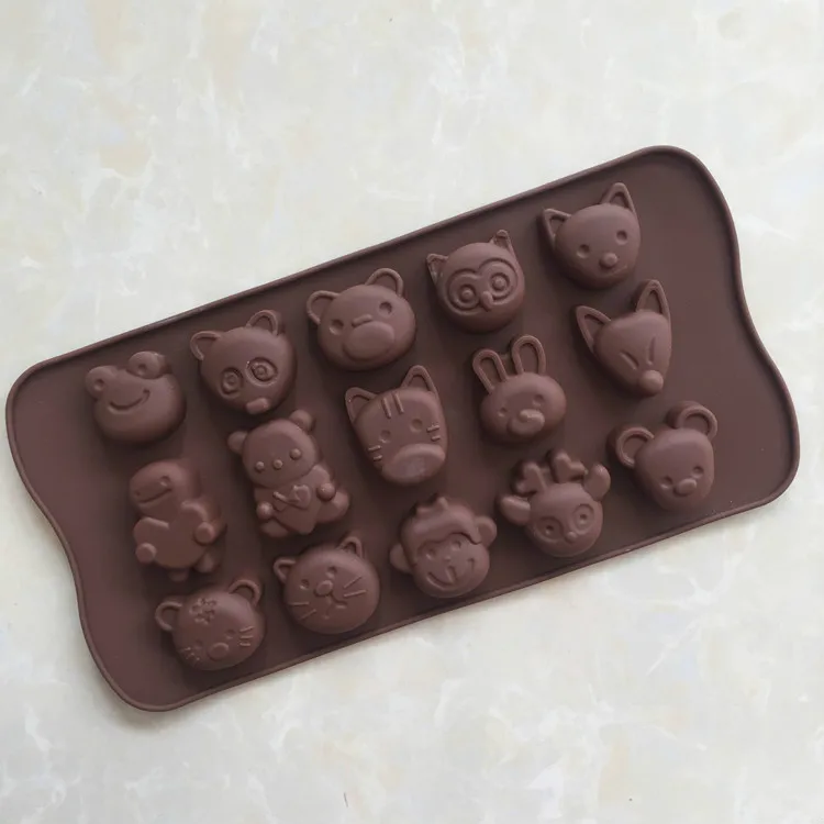 DIY украшения для тортов 15 полости формы животных шоколадного печенья