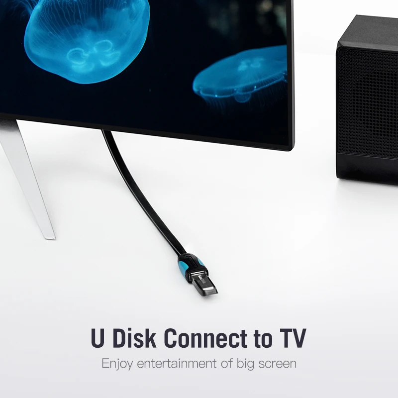 Кабель-удлинитель Vention USB 3.0 (штекер)/USB (гнездо) для ноутбука компьютера Smart TV PS4 Xbox