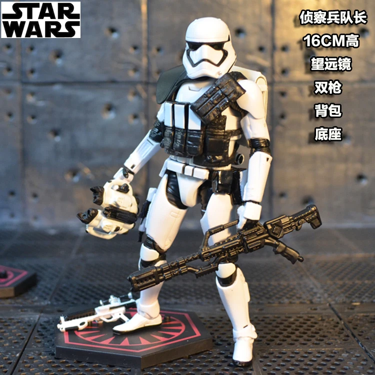 BANDAI Оригинальные Звездные войны Черный Самурай белый Солдат кукла Штурмовик