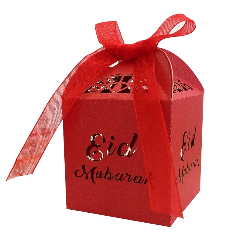 

Muslim Ramadan Hollow Out Candy Box Gold Silver Eid Chocolate Box Middle East