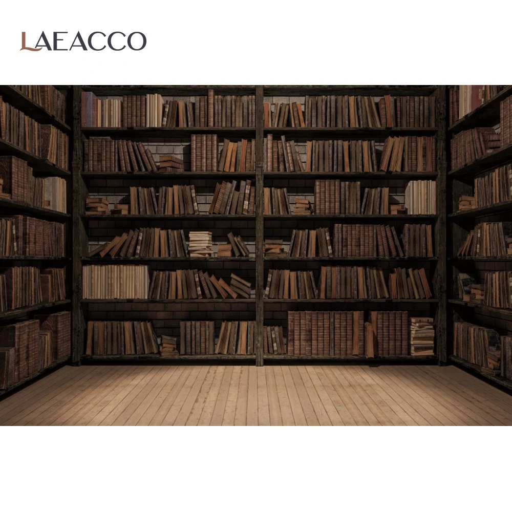 Laeacco внутренние фоны для фотосъемки с изображением библиотеки книжной полки КНИГ