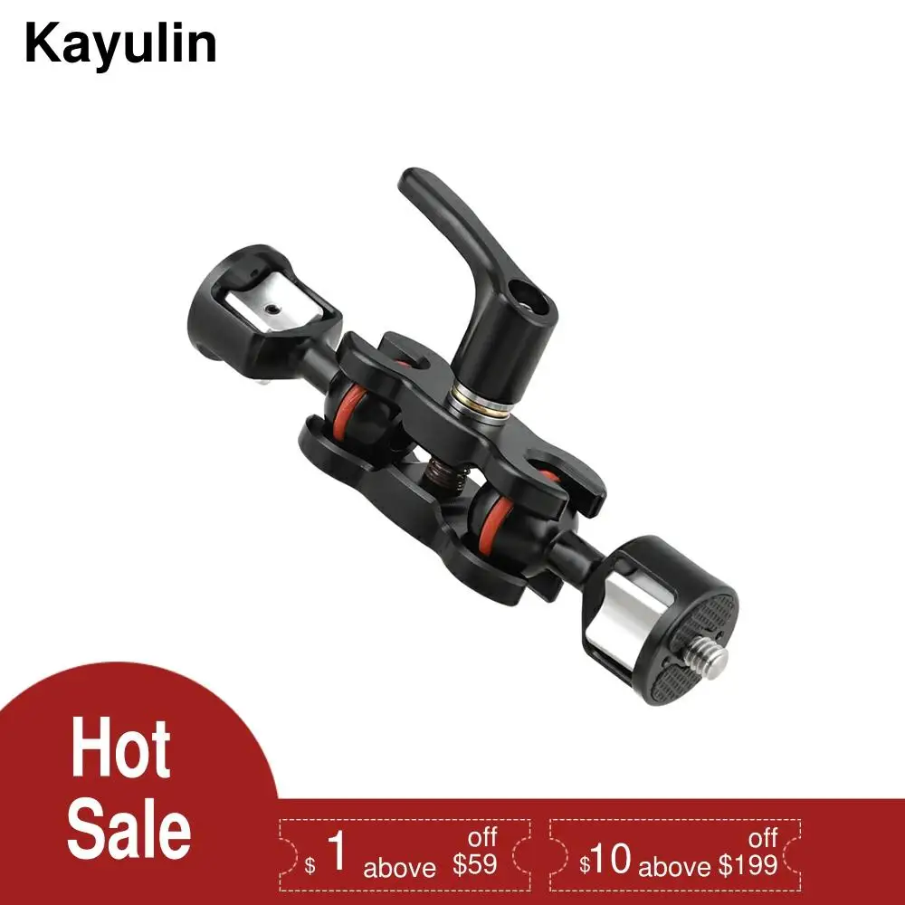 Шарнирная головка Kayulin Magic Arm с двойной шаровой головкой 1/4 &quot 20 миниатюрное