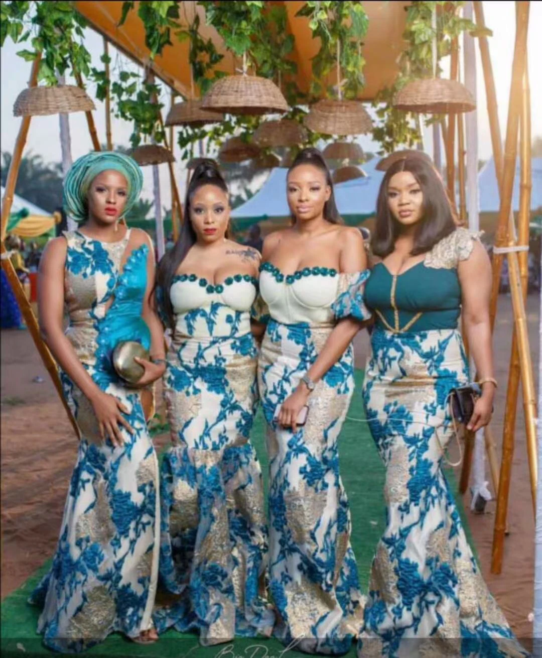 

2021 Latest African Lace Fabric Embroidered Nigerian Organza Lace Jacquard Brocade Lace Fabric for Wedding Party Dress KHD20119A