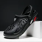 Шлепанцы мужские быстросохнущие, повседневные сандалии без задника, для сада и ванной, Нескользящие, быстрая сушка, лето 2022