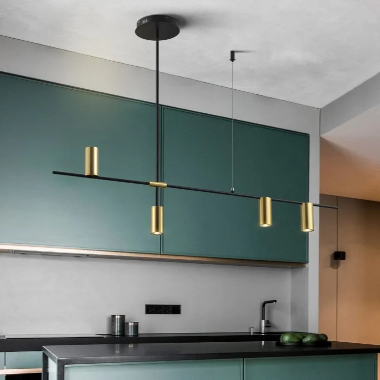 Post-modern LED Long Chandeliers Lighting Scandinavian Creative Designer Hanging LampS Dining Room Living Lustre Luminaire | Освещение