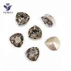 YANRUO 4706 Trilliant, черные алмазные остроконечные причудливые Кристаллы K9, алмазные камни для рукоделия, стразы для ювелирных изделий