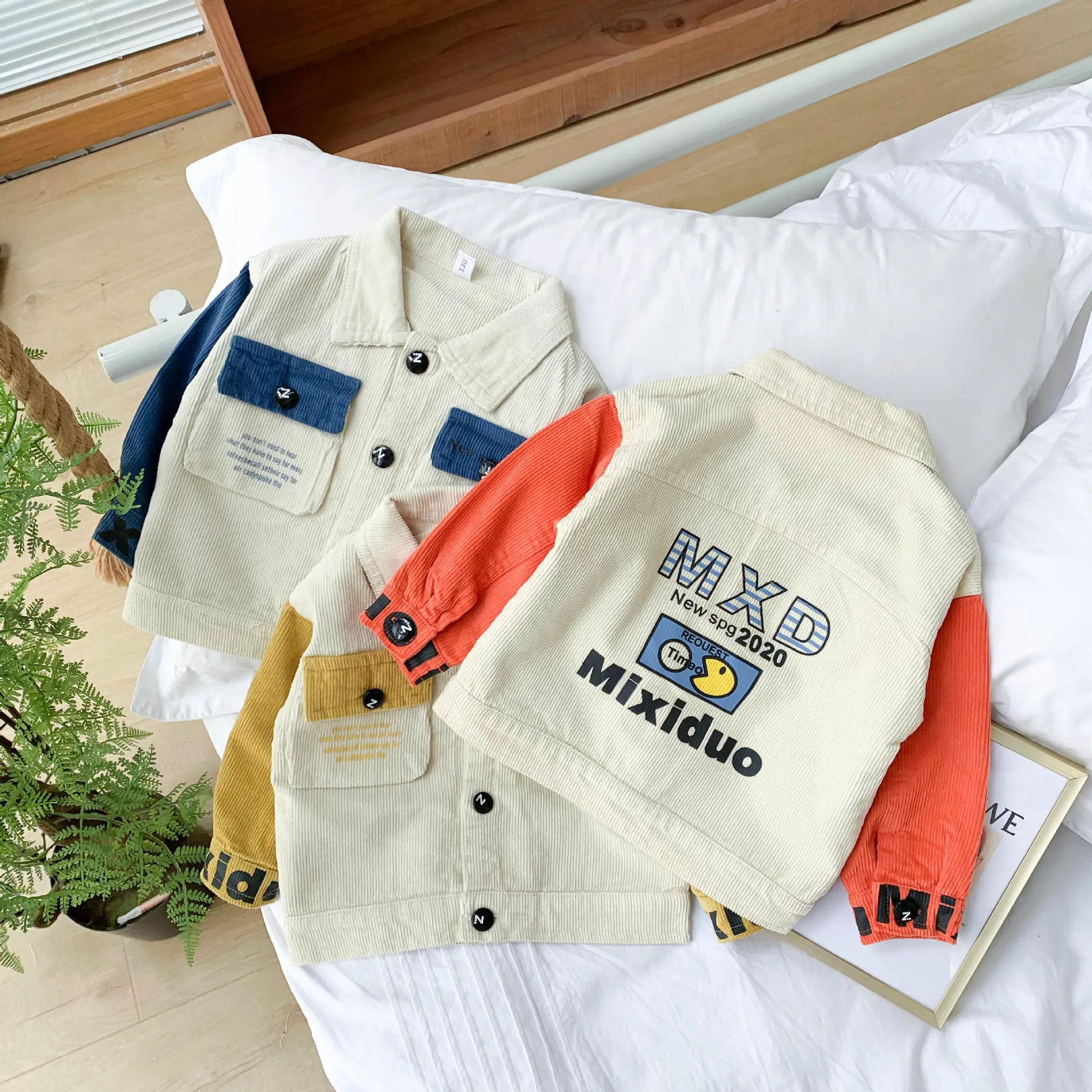 WLG/детские куртки для мальчиков одежда осеннее пальто с длинными рукавами в стиле