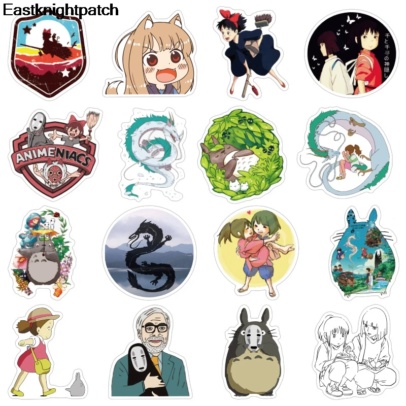 

20Set E1571 50pcs Cartoon Spirited Away Sticker DIY Scrapbooking Album Luggage Laptop Phone Notebook Decal Waterproof Decoration