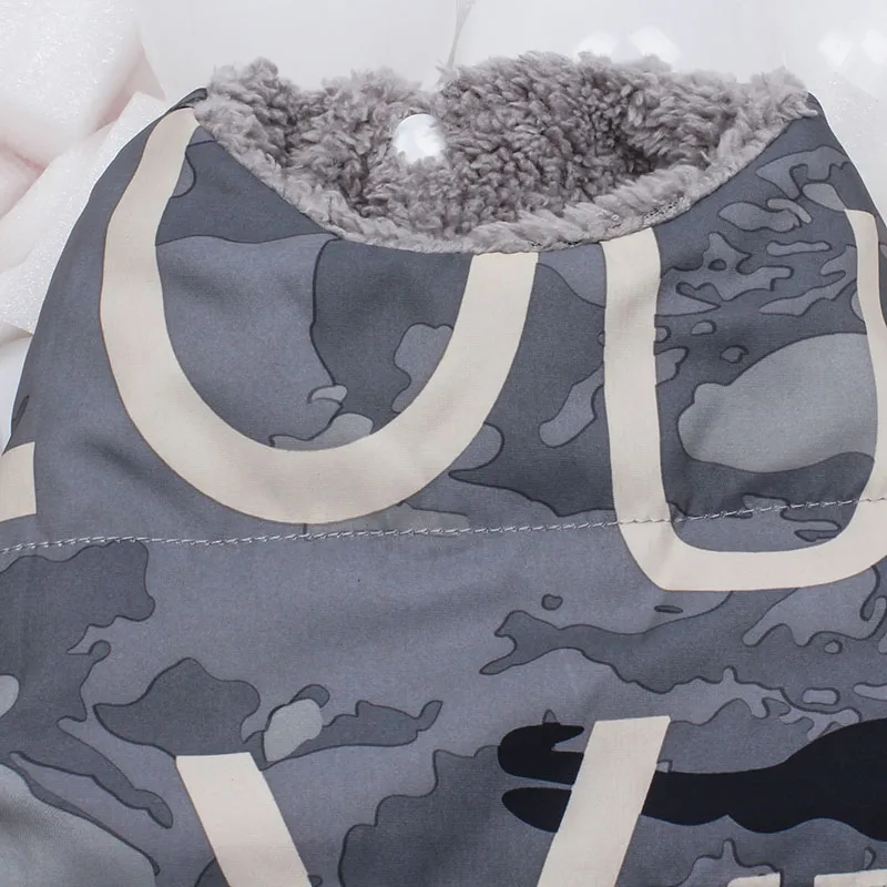 Камуфляжная куртка для маленьких собак теплая зимняя одежда чихуахуа Йорков