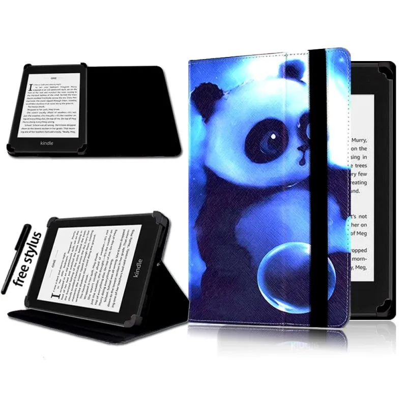 KK&LL для Amazon Kindle 4/5/7/8/9 Paperwhite 1/2/3/4/Kindle Fire HD 6 дюймов 4th/5th Gen Кожаная подставка для планшета Чехол-книжка чехол