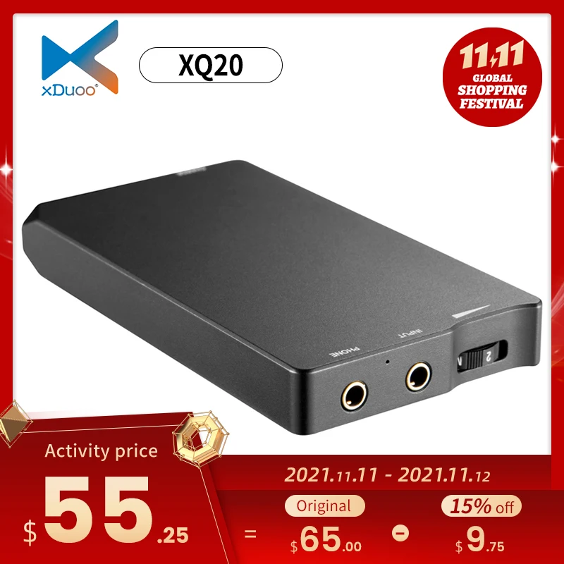 

Портативный усилитель для наушников XDUOO XQ20