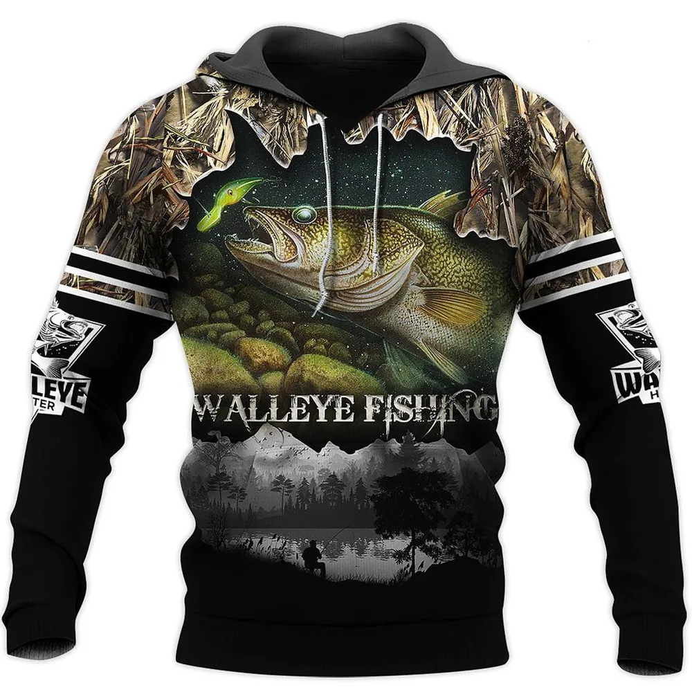 

New Comfortable Top Long Sleeve Angler 3D Printed Sweatshirt Unisex Zipper Hoodie Fashion Casual Sweatshirt/Hoodie Apparel S-5XL