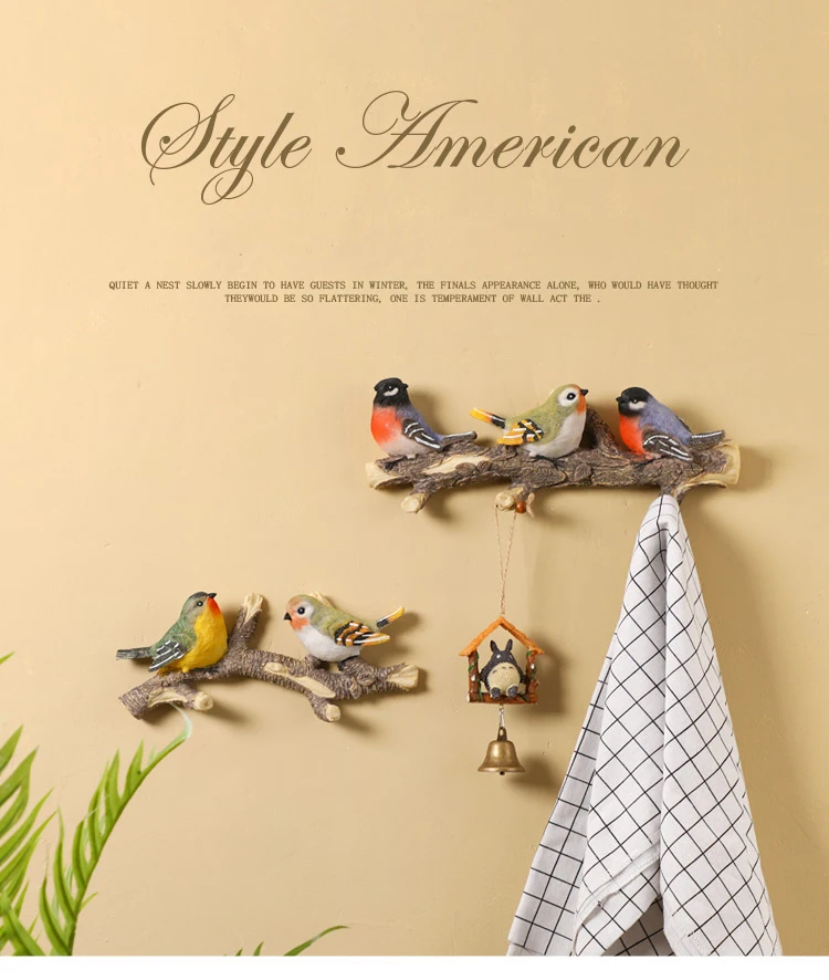 

Link up with creative metope adornment American country coat hook hanging hook key receive rack shelf porch at the door