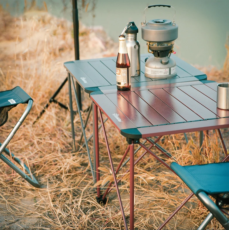 

Portable Aluminum Table Outdoor Foldable for Camping Picnic Barbecue Night Market Stall Accessories Equipment Gear