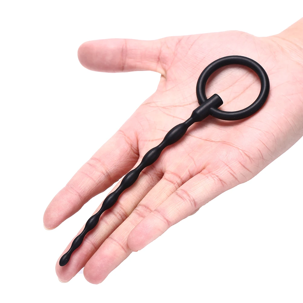 Дилатор уретры Гей Мужской звук пенис вилка вставки голоу силиконовый