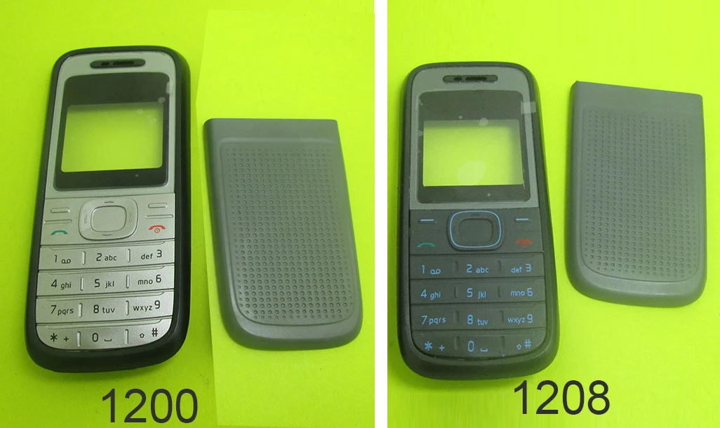 10 шт. Крышка корпуса батарейного отсека клавиатуры для Nokia 1200 1208|Корпусы и рамки