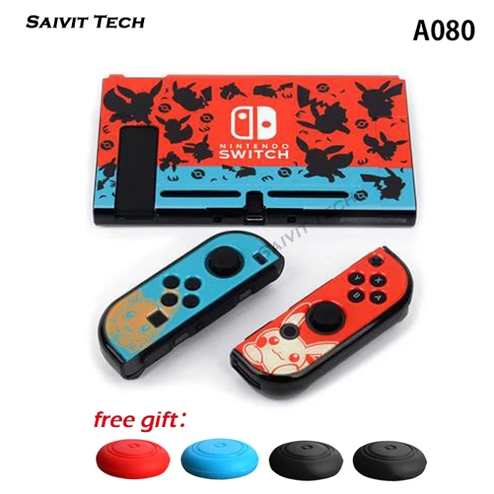 Защитная консоль для nintendo s для переключателей, Цветной корпус Nitendo Switch Crystal Shell, крышка для nintendo Switch, прямая стыковка - Цвет: A080