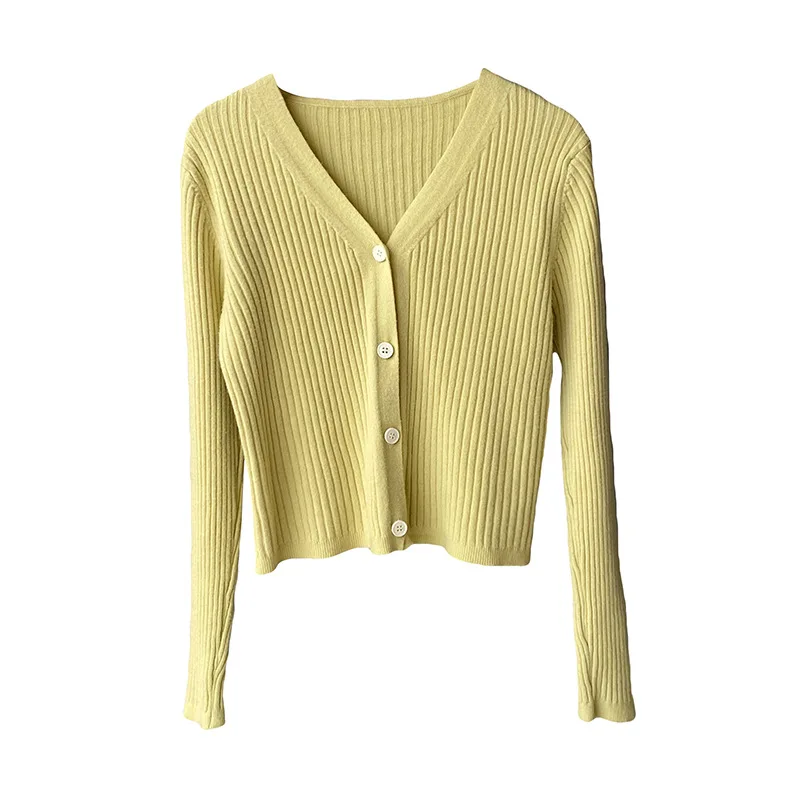 

Spring Newly Patchwork Women Cardigans 2021 Fashion Slim Ladies Knitted Sweater Long Sleeve Buttons Sweater rainbow cardigan