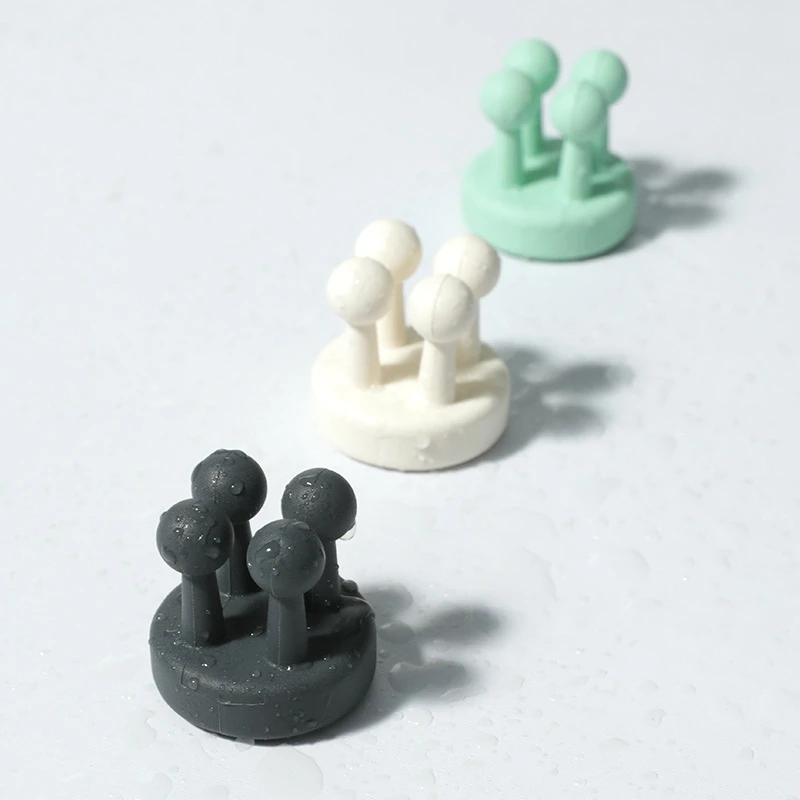 Креативный силиконовый крючок милая бесшовная самоклеящаяся вешалка для дверей