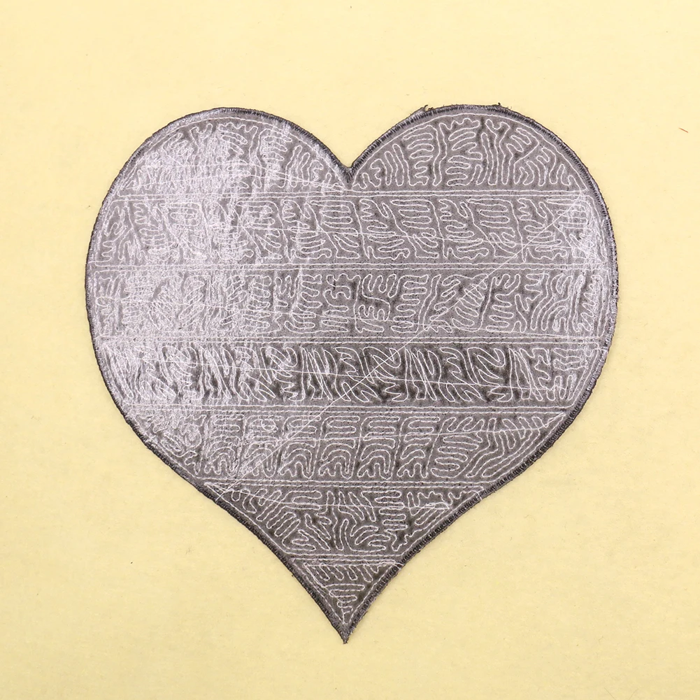 Большая Радужная аппликация с блестками для одежды полосатая нашивка сердцем