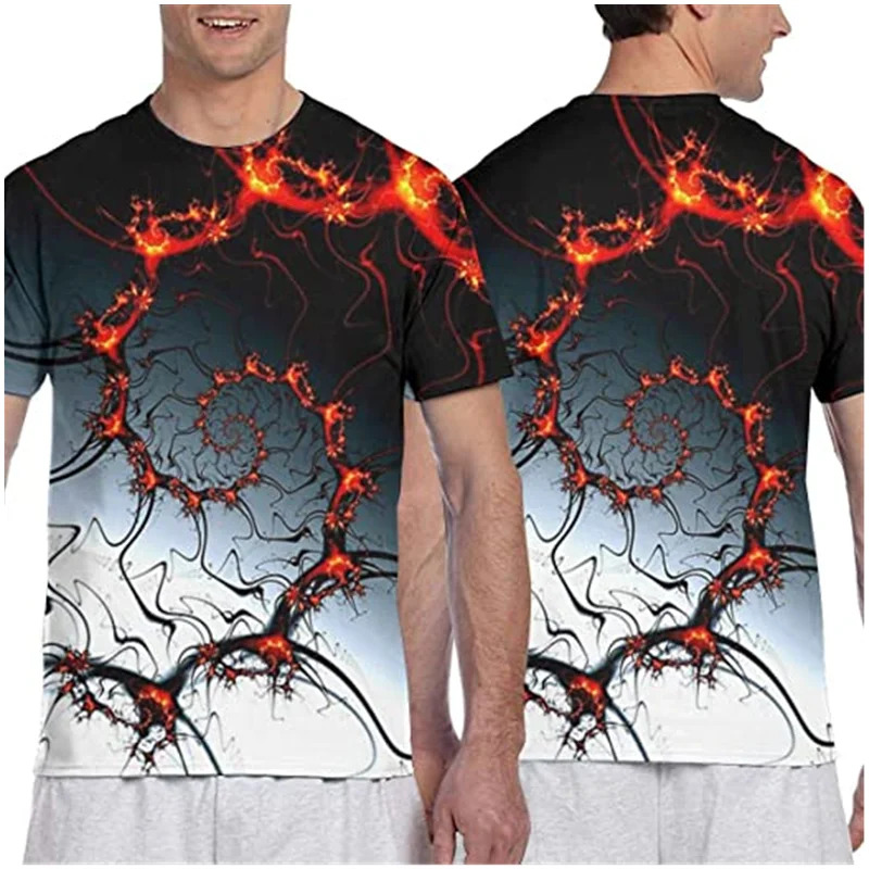 

Mens Unique 3D Double-Sided Stylish T Shirt retro t shirt harajuku