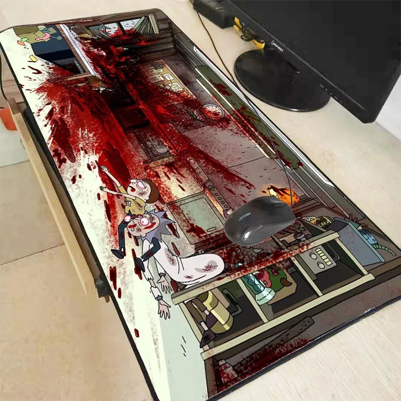 XGZ Rick and Morty аниме большой игровой коврик для мыши запирающийся край коврик для мыши для ноутбука компьютерная клавиатура Коврик Настольный коврик для Dota 2 XXL